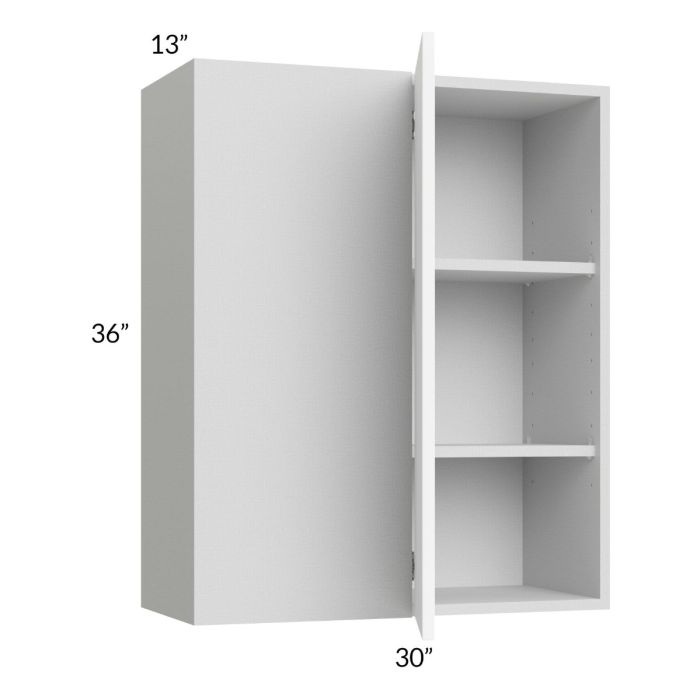 Milan White Matte 30x36 Blind Corner Wall Cabinet
