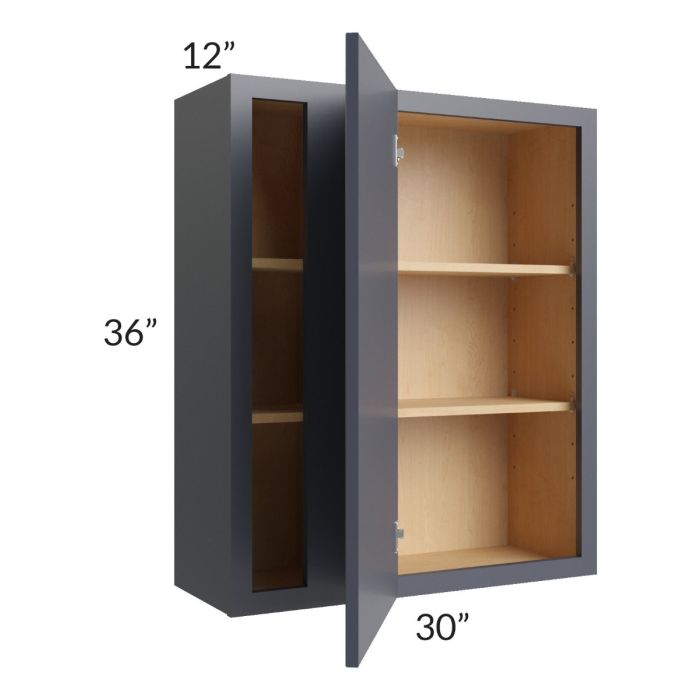Vienna Indigo 30x36 Blind Corner Wall Cabinet