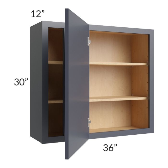 Vienna Indigo 36x30 Blind Corner Wall Cabinet