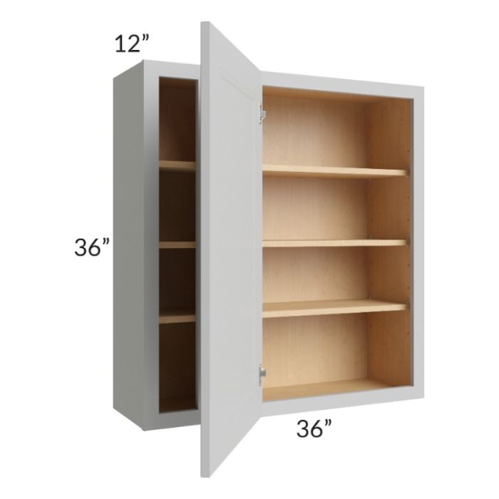 Tuscan Painted Grey 36x30 Blind Corner Wall Cabinet