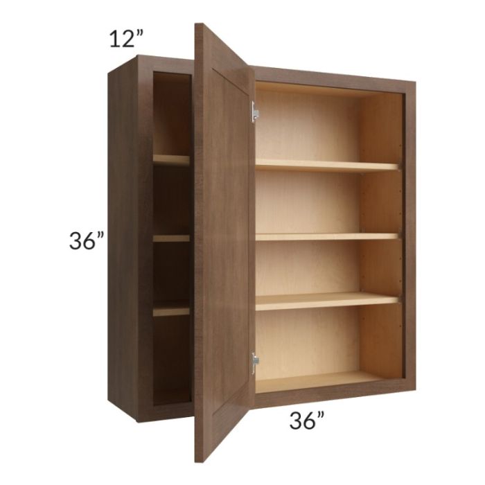 Gramercy Coffee 36x36 Blind Corner Wall Cabinet