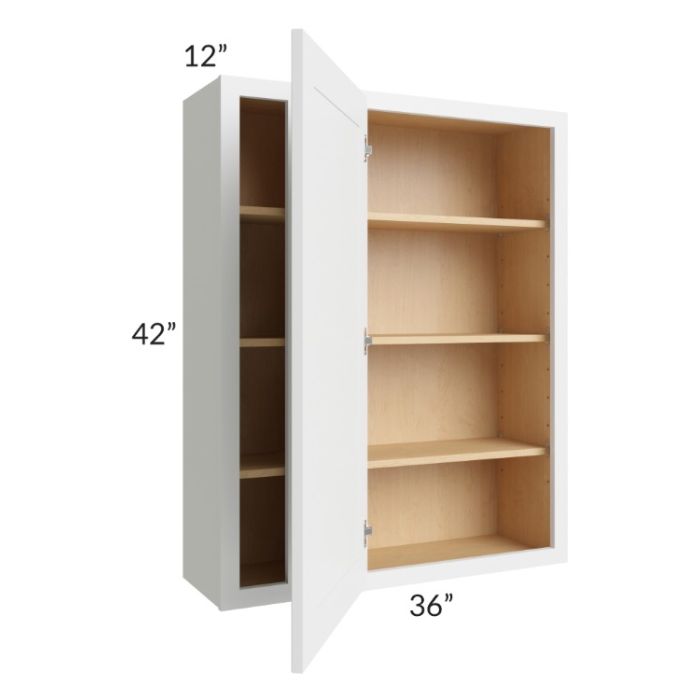 Stratus White 36x42 Blind Corner Wall Cabinet