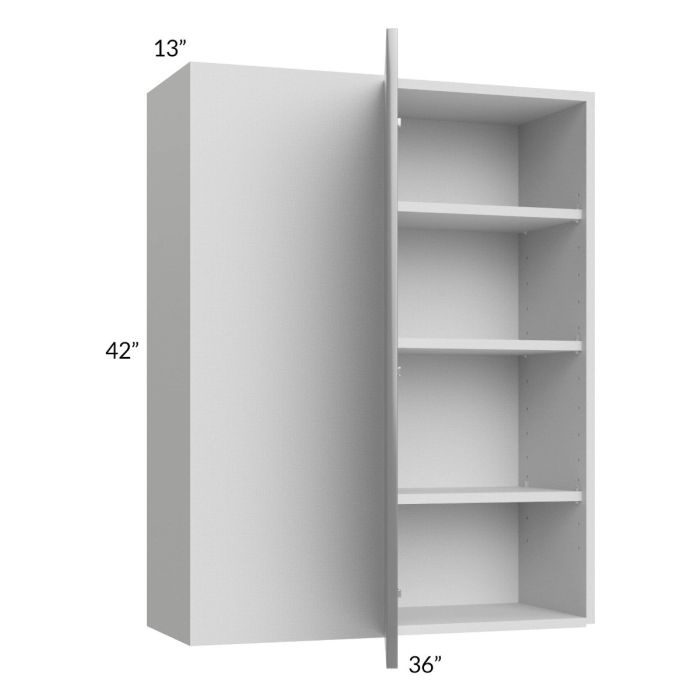 Milan Grey Gloss 36x42 Blind Corner Wall Cabinet