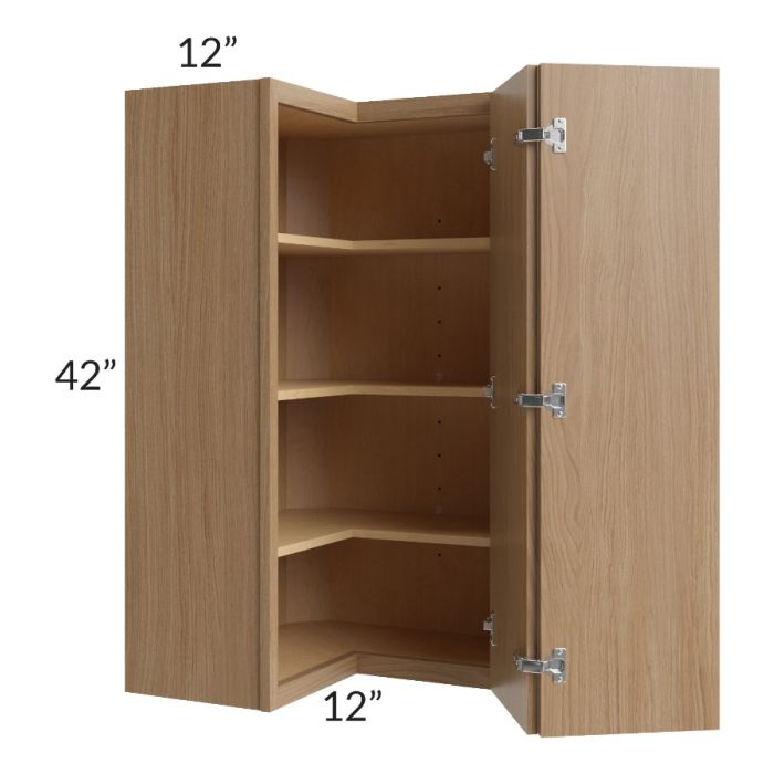 Township Rift Oak 24x42 Easy Reach Wall Cabinet