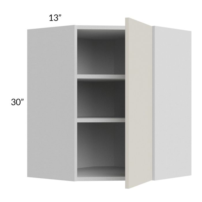 Milan Beige Matte 24x30 Diagonal Corner Wall Cabinet