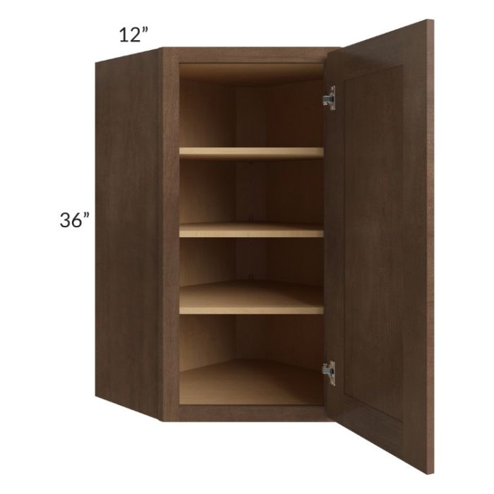 Gramercy Coffee 24x36 Diagonal Corner Wall Cabinet