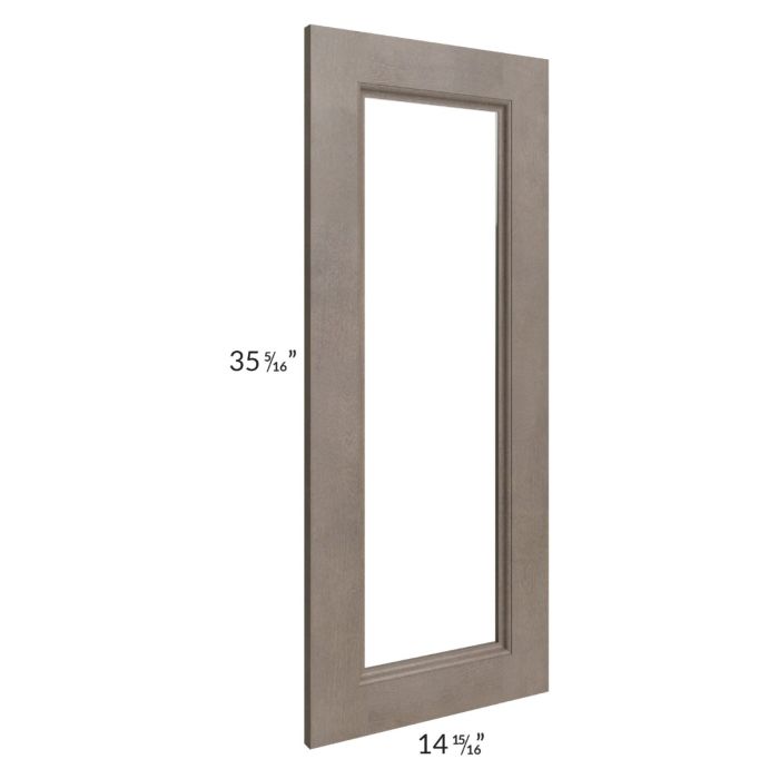 Providence Natural Grey 24x36 Wall Diagonal Corner Glass Door Only with Glass Included