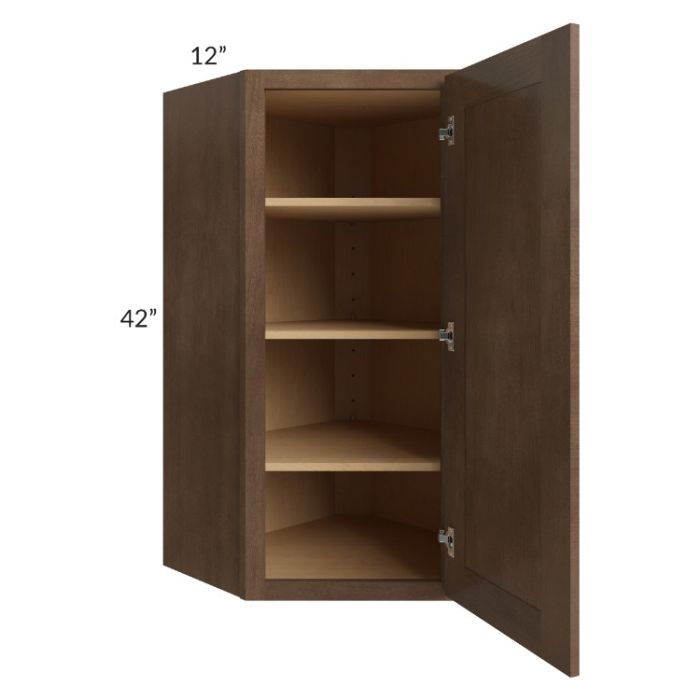 Gramercy Coffee 24x42 Diagonal Corner Wall Cabinet