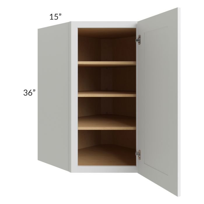 27x36 Diagonal Corner Wall Cabinet