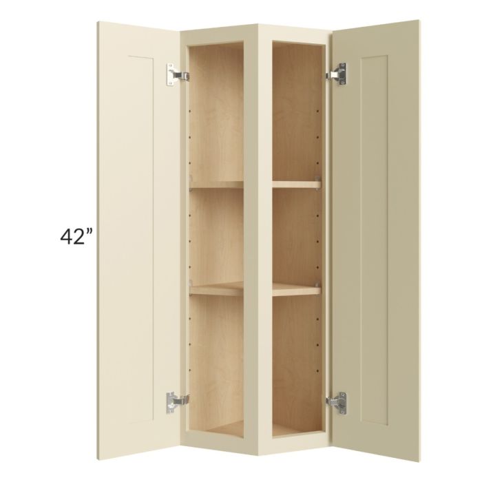 Casselton Ivory 12x42 Wall End Cabinet