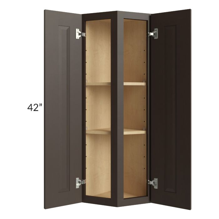 Southport Espresso Shaker 12x42 Wall End Cabinet