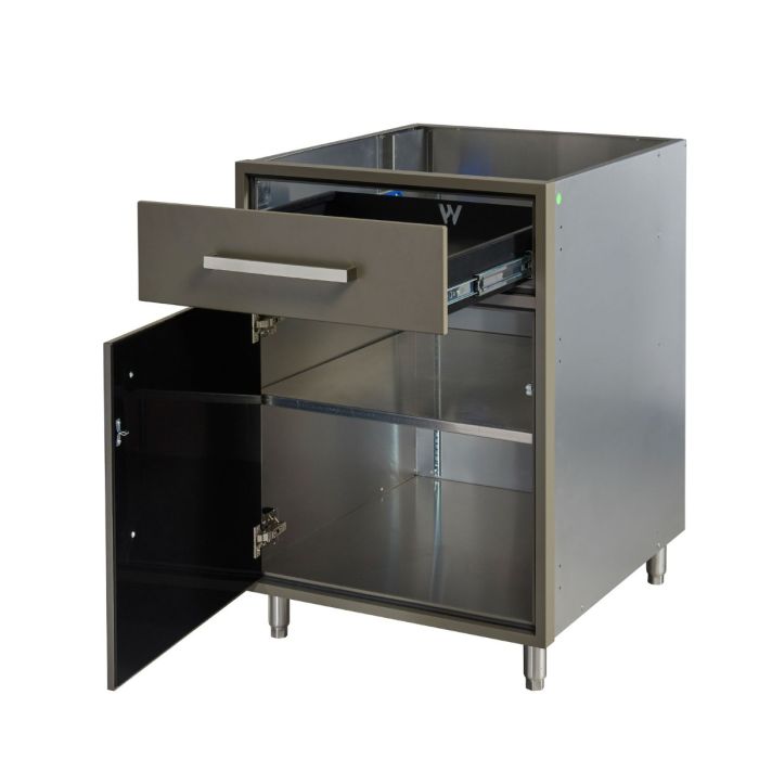 Legacy Outdoor Grey 24" Base Cabinet (Left Hinge)