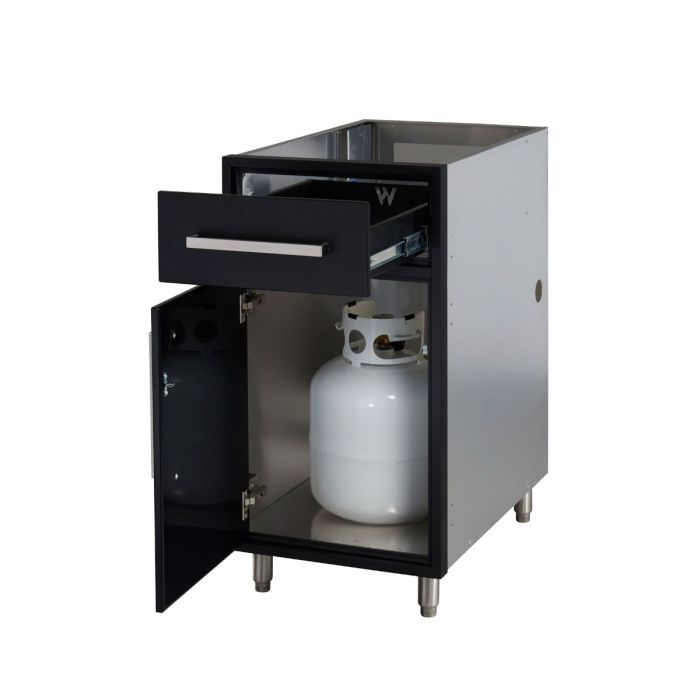 Legacy Outdoor Black 18" Ventilated Propane Base