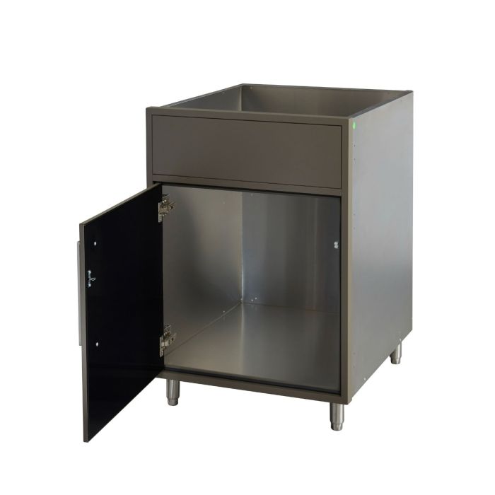 Legacy Outdoor Grey 24" Sink Base Cabinet (Left Hinge)