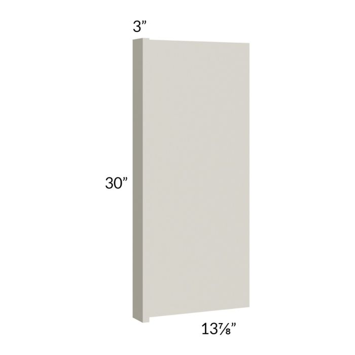 Milan Beige Matte 14x30 Wall End Panel