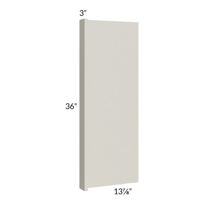 Milan Beige Matte 14x36 Wall End Panel
