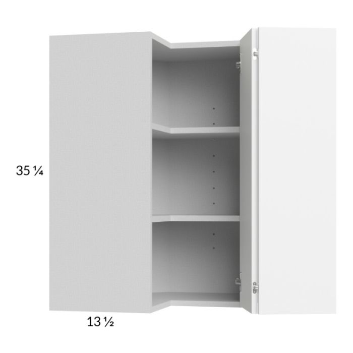 Euro Gloss White 24x35-1/4 Wall Easy Reach Cabinet