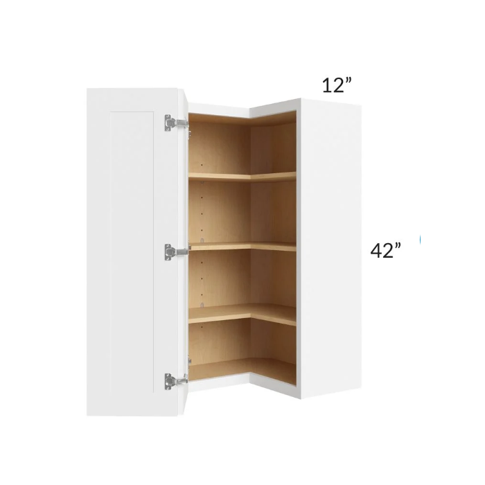 Brilliant White Shaker 24x42 Wall Easy Reach Cabinet
SW-WER2442-Assembled