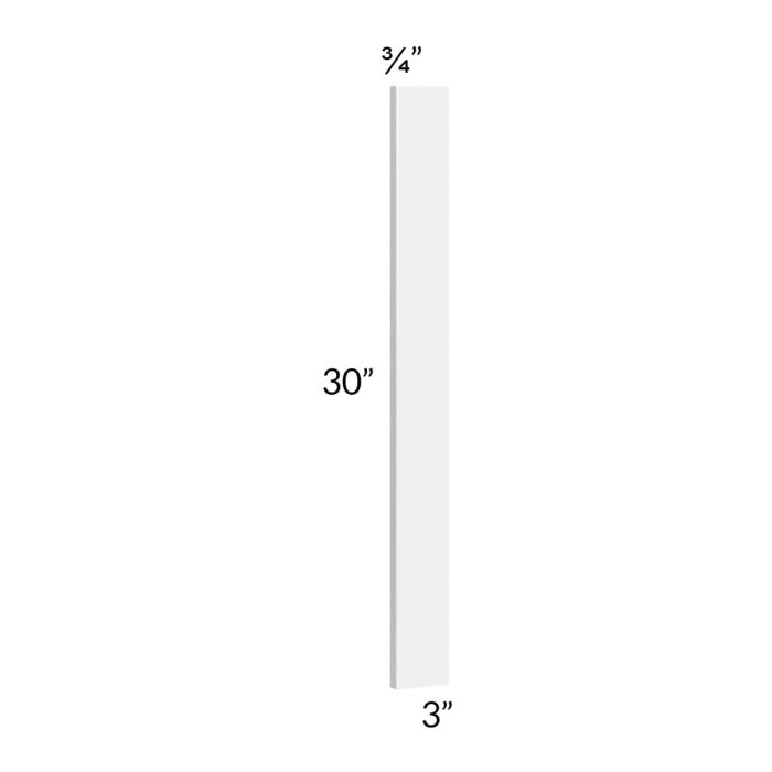 Milan White Gloss 3x30 Wall Filler