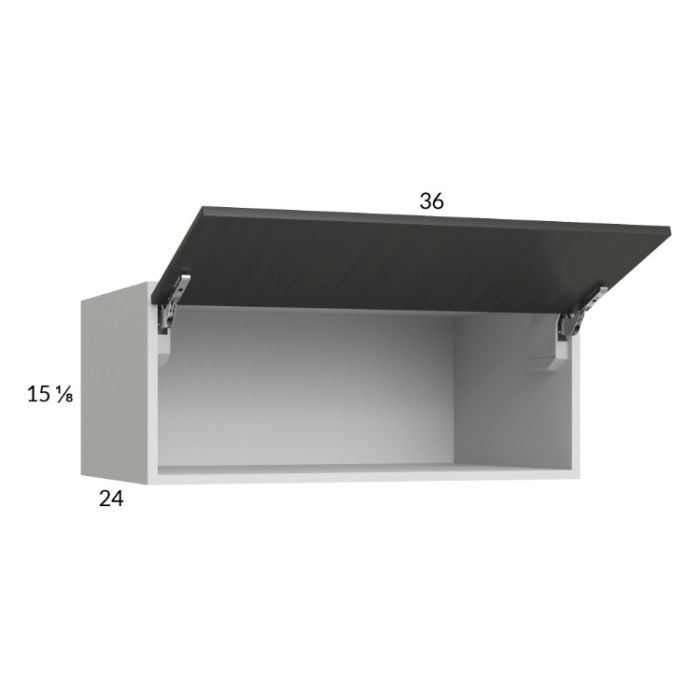 Euro Cafe 36x15-1/8x24 Flip Up Door Wall Cabinet