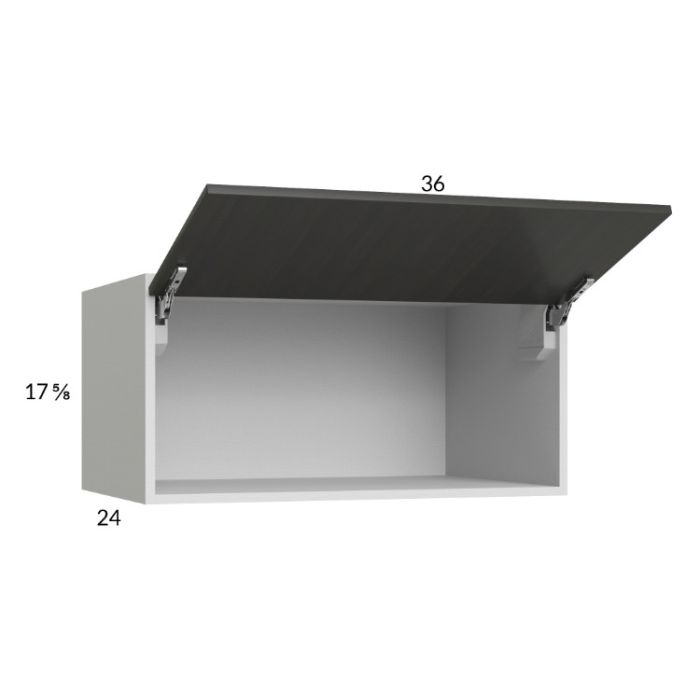 Euro Cafe 36x17-5/8x24 Flip Up Door Wall Cabinet