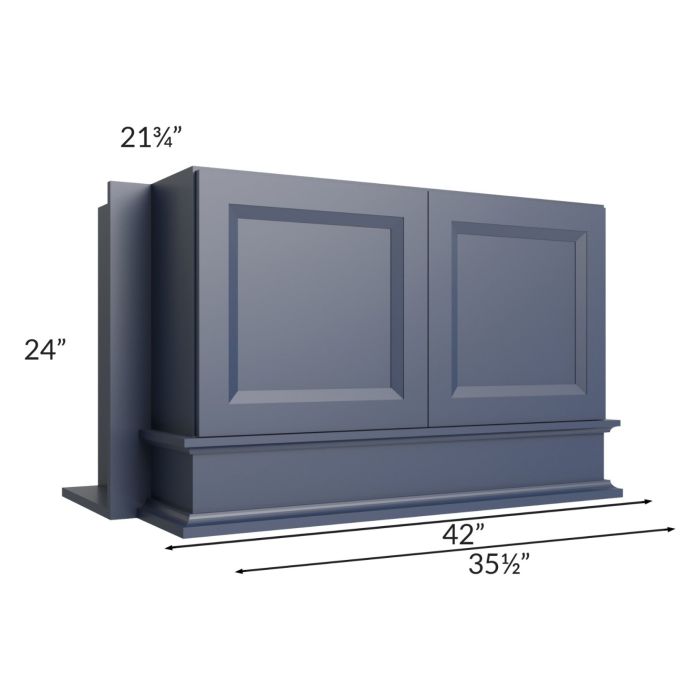 Bayville Blue 36x24 Wood Hood