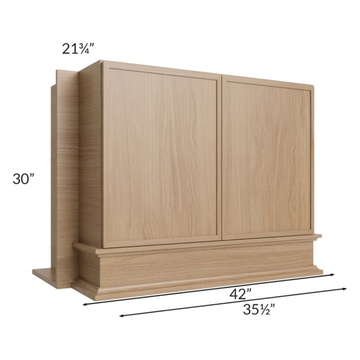 Township Rift Oak 36x30 Wood Hood