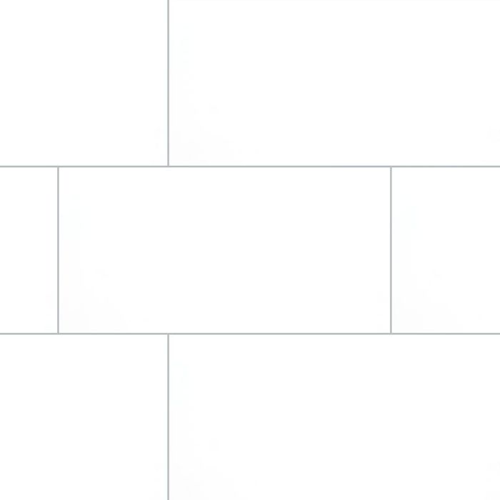 Domino White 12 x 24 Matte Porcelain Tile