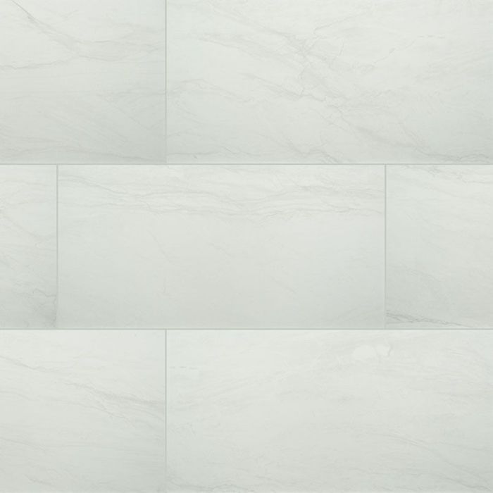 Durban White 3 x 24 Bull Nose Matte Porcelain Tile