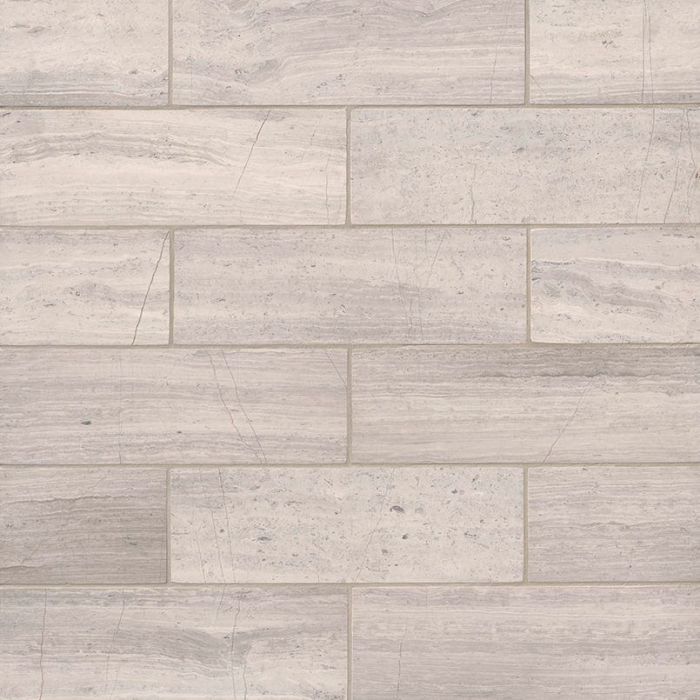 White Oak Honed Beveled 4" x 12" Subway Tile