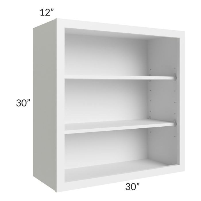 Bayville White 30x30 Wall Open Cabinet