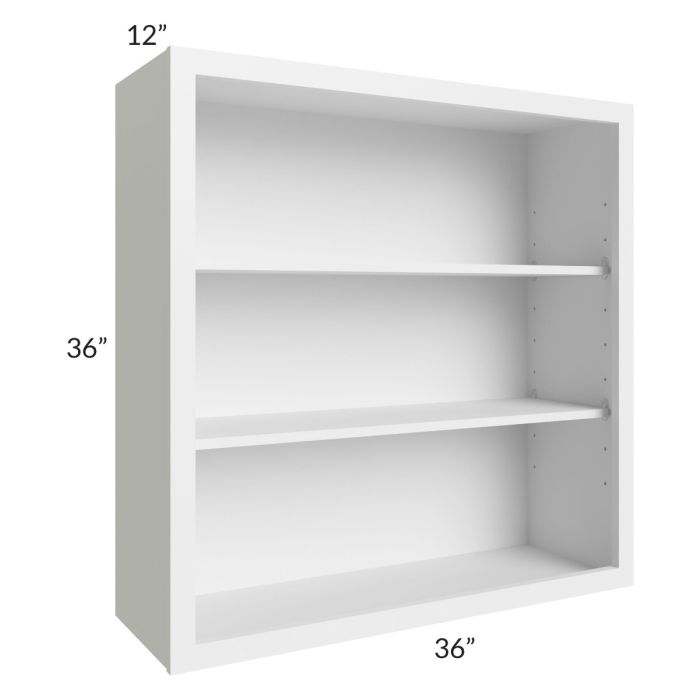 Bayville White 36x36 Wall Open Cabinet