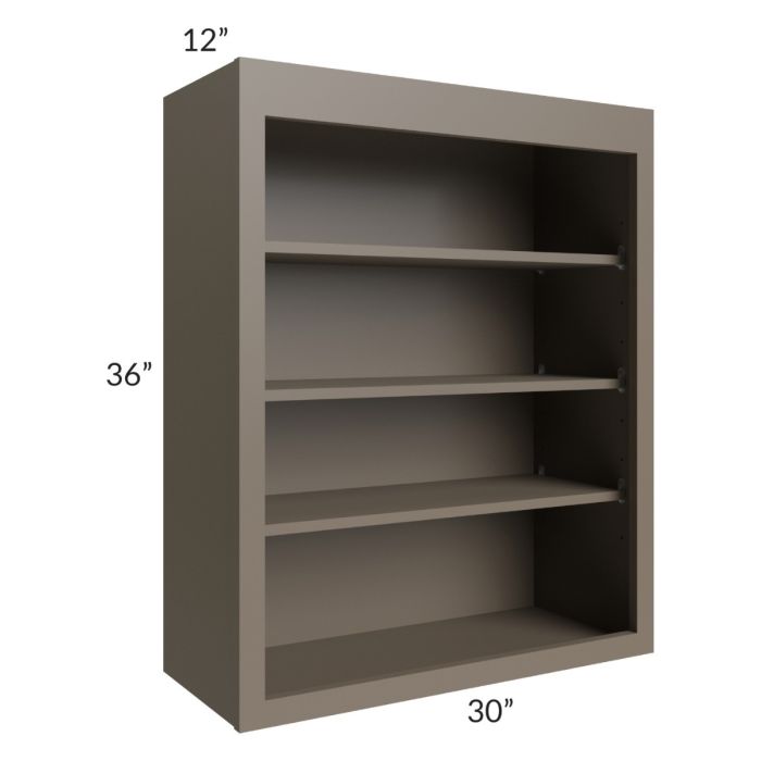 Tuscan Stone 30x36 Wall Open Shelf Cabinet