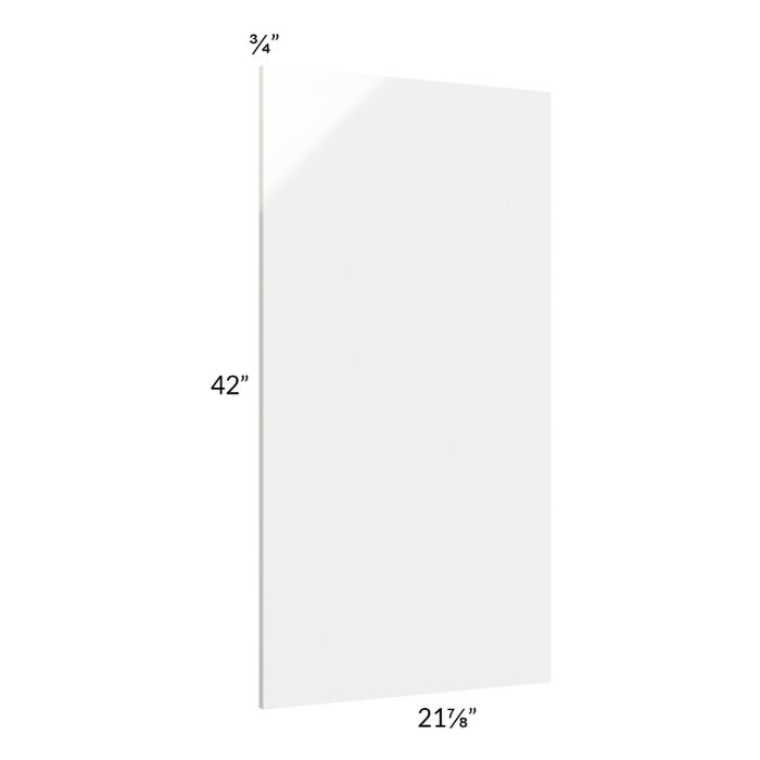 Milan White Gloss Wainscot 42x21 Wall Panel