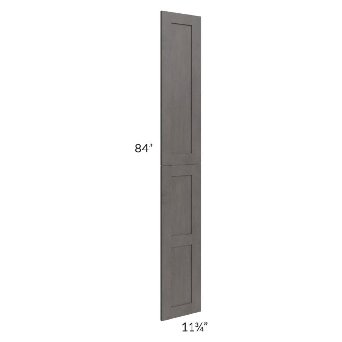 Midtown Dark Grey Shaker Wainscot 84" Tall Panels (12" depth)
