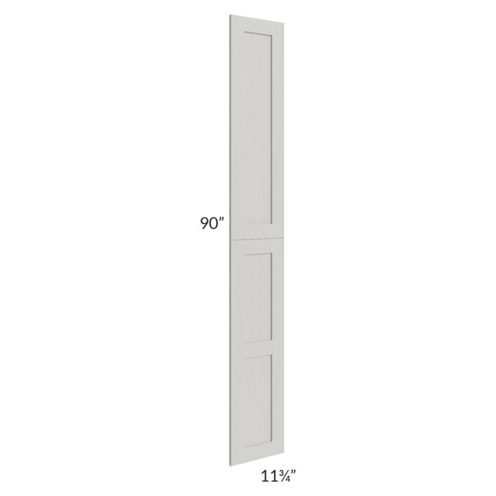 Midtown Light Grey Shaker Wainscot 90" Tall Panels (12" depth)