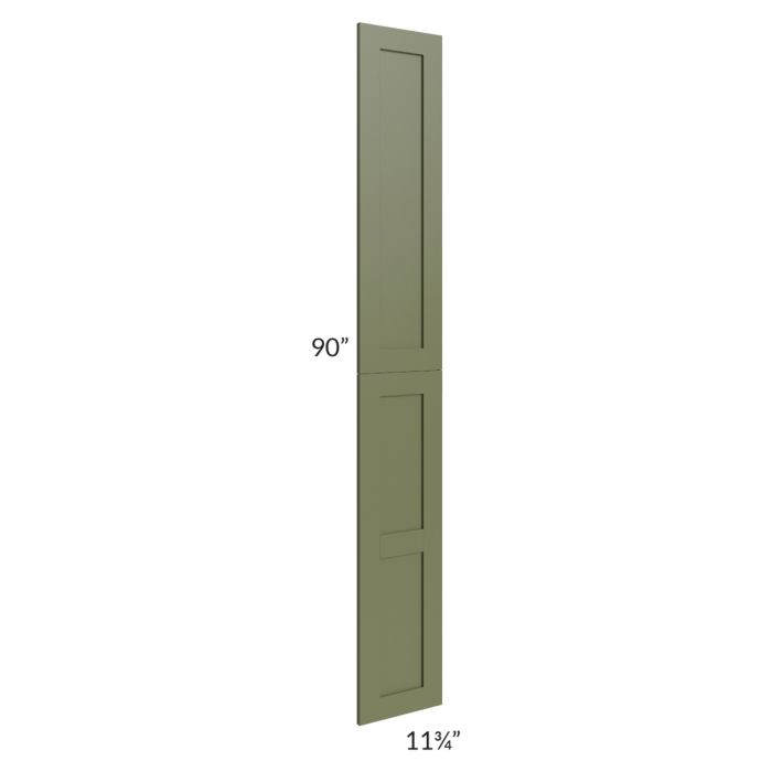 Midtown Hunter Green Shaker Wainscot 90" Tall Panels (12" depth)