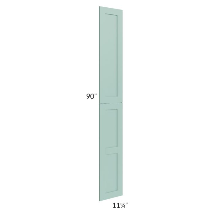Midtown Sage Green Shaker Wainscot 90" Tall Panels (12" depth)