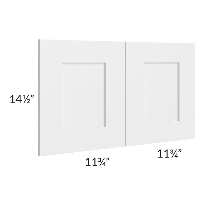 Midtown White Shaker 15x24 Wainscot Panel