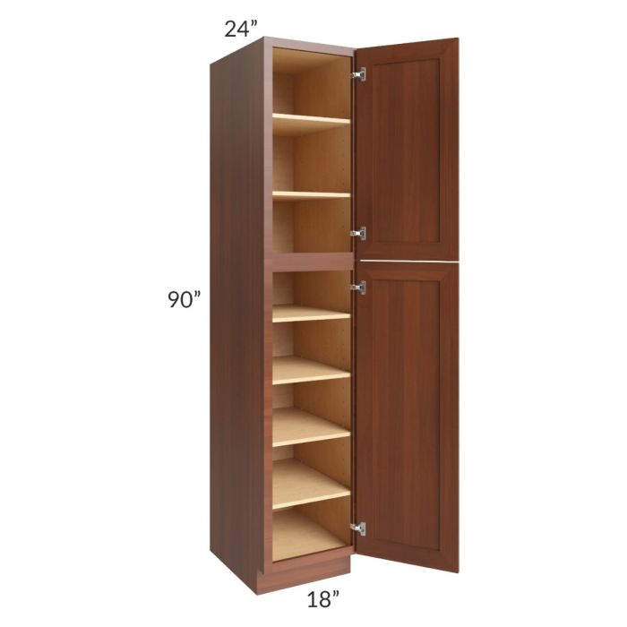 Phoenix Caramel Glaze 18x90 Wall Pantry