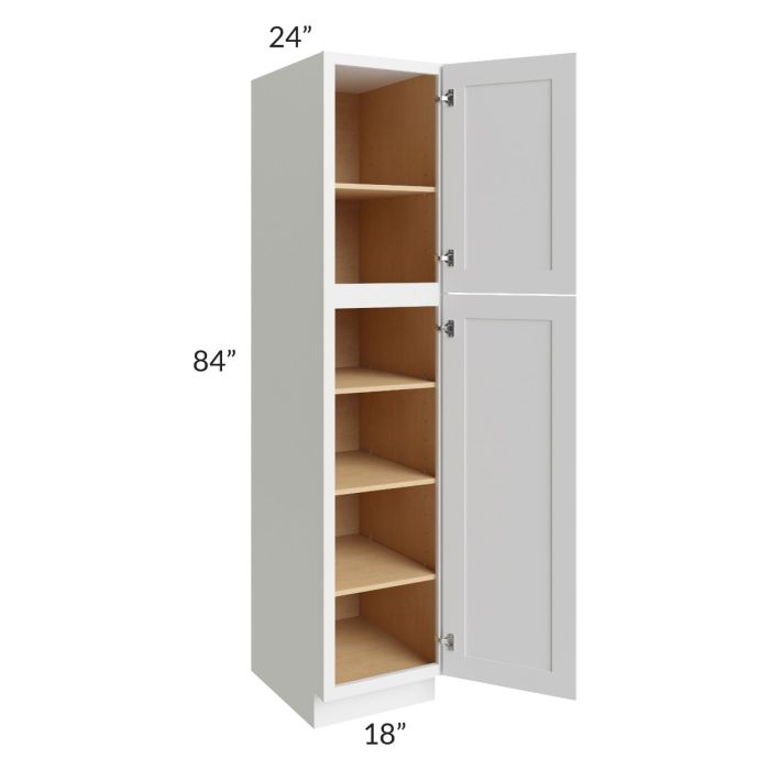 Stratton White Shaker 18x84 Pantry Cabinet