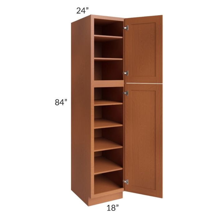 Lexington Cinnamon Glaze 18x84 Wall Pantry