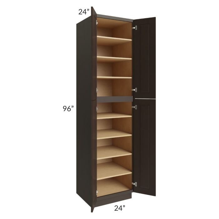 Southport Espresso Shaker 24x96 Wall Pantry
