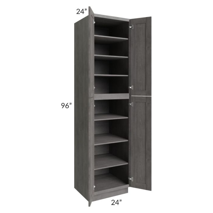 Providence Slate Grey 24x96 Wall Pantry