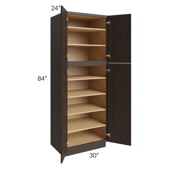 Southport Espresso Shaker 30x84 Wall Pantry