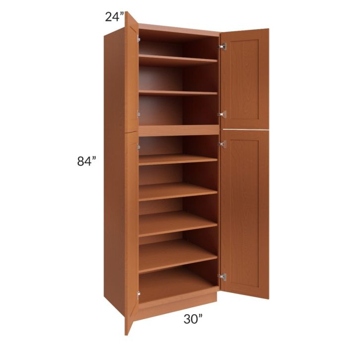Lexington Cinnamon Glaze 30x84 Wall Pantry