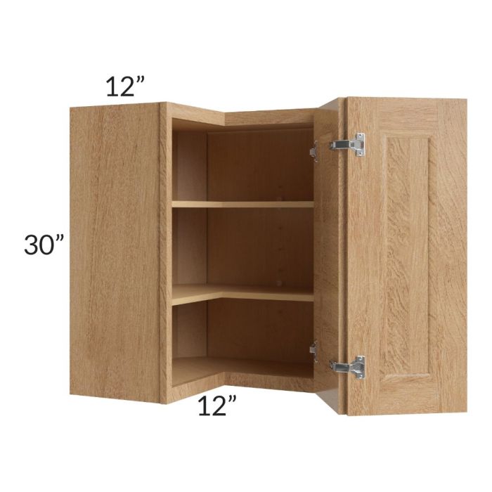 Tuscan Timber 24x30 Square Corner Wall Cabinet