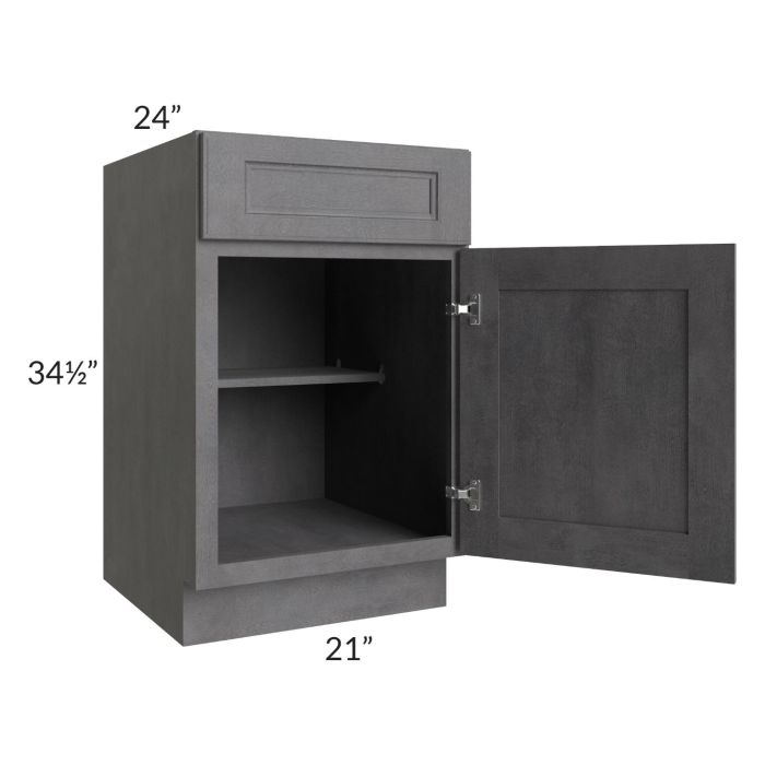 Stone Grey 21" Base Cabinet 