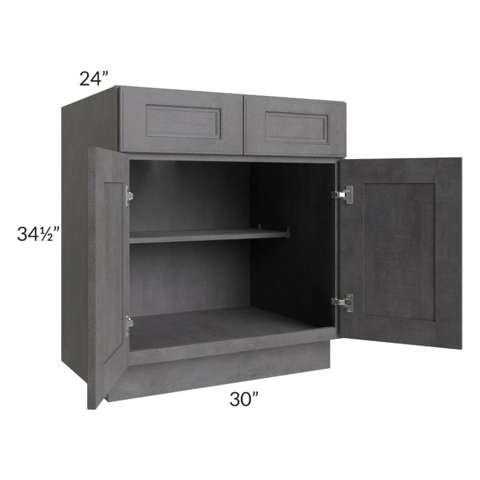Stone Grey 30" Base Cabinet 