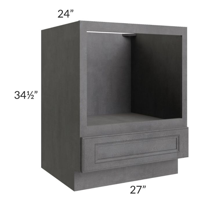 Stone Grey 27" Base Microwave Cabinet